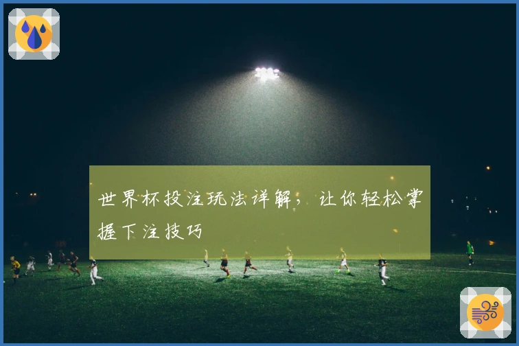 世界杯投注玩法详解，让你轻松掌握下注技巧
