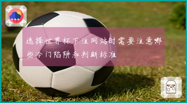 选择世界杯下注网站时需要注意哪些冷门陷阱和判断标准