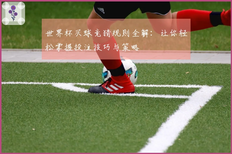 世界杯买球竞猜规则全解：让你轻松掌握投注技巧与策略
